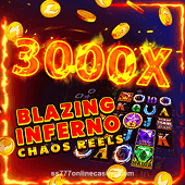 Blazing Inferno Chaos Reels card game